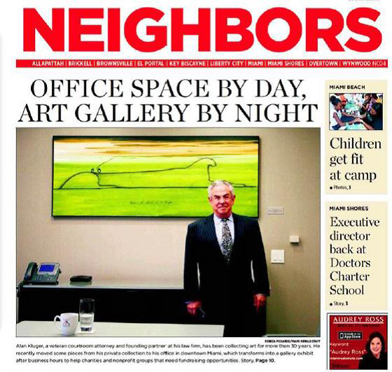 Office space by day art gallery by night