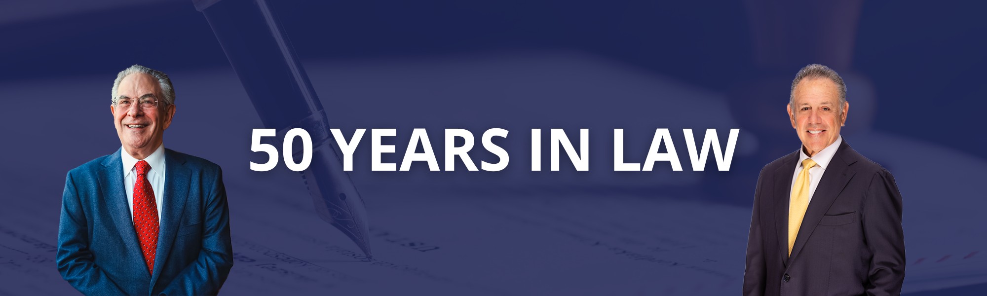 Alan Kluger and Abbey Kaplan, 50 years in law